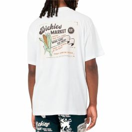 Camiseta de Manga Corta Hombre Dickies Grainfield Blanco