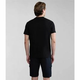 Camiseta de Manga Corta Hombre Napapjiri S-Bollo Negro