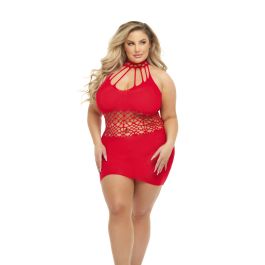 Vestido Pink Lipstick Rojo (Queen size) Precio: 50.56589987899999. SKU: B1KG2E6NPJ