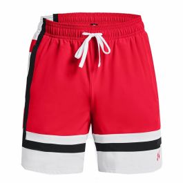 Pantalones Cortos de Baloncesto para Hombre Under Armour Baseline Rojo