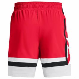 Pantalones Cortos de Baloncesto para Hombre Under Armour Baseline Rojo
