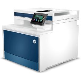 Multifunción Láser Color HP LaserJet Pro 4302fdn Fax/ Dúplex/ ADF/ Blanca y Azul