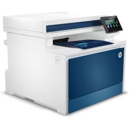 Multifunción Láser Color HP LaserJet Pro 4302fdn Fax/ Dúplex/ ADF/ Blanca y Azul