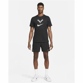Camiseta de Manga Corta Hombre Nike Court Dri-FIT Rafa Negro