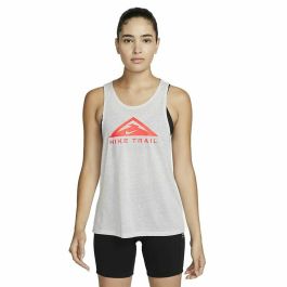 Camiseta de Tirantes Mujer Nike Trail Dri-FIT Gris Blanco