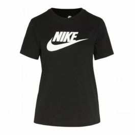 Camiseta de Manga Corta Mujer TEE ESSENTL Nike ICN DX7906 010 Negro M