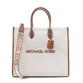 Bolso Mujer Michael Kors MIRELLA Blanco 39 x 36 x 15 cm