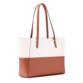 Bolso Mujer Michael Kors CHARLOTE Marrón 27 x 34 x 11 cm