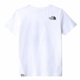 Camiseta de Manga Corta Infantil The North Face Teens Box Blanco
