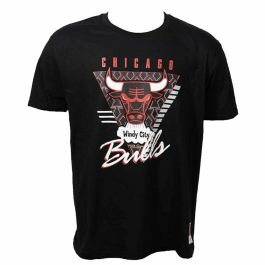 Camiseta de Manga Corta Hombre Mitchell & Ness Chicago Bulls Negro