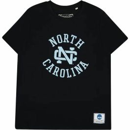 Camiseta de Manga Corta Hombre Mitchell & Ness University of North Carolina Negro Hombre