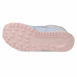 Zapatillas Casual de Mujer New Balance 574 Gris Rosa