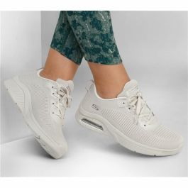 Zapatillas de Mujer para Caminar Skechers BOBS Squad Air - Close Encounter Blanco