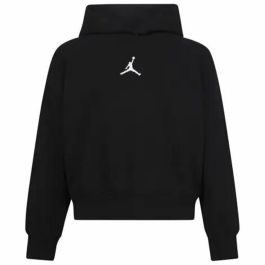 Sudadera con Capucha Niña Jordan Icon Play Blanco Negro