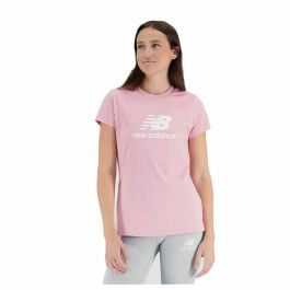 Camiseta de Manga Corta Mujer New Balance Essentials Rosa