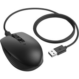 Ratón Inalámbrico por Bluetooth HP 710/ Batería recargable/ Hasta 3000 DPI/ Negro