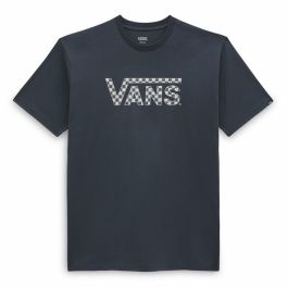 Camiseta de Manga Corta Vans Checkered Azul Hombre