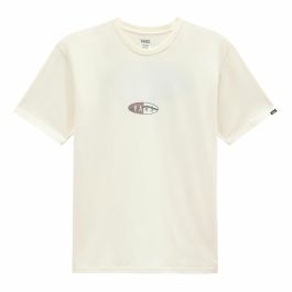 Camiseta de Manga Corta Hombre Vans Oval Team Antique Blanco