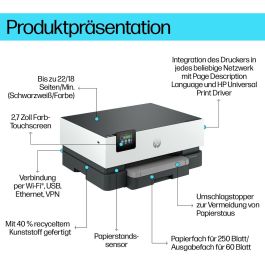 Impresora HP Officejet Pro 9110B WiFi/ Dúplex/ Blanca