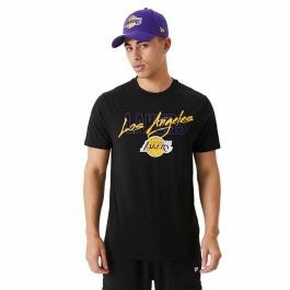 Camiseta de Manga Corta Hombre New Era Script LA Lakers Precio: 34.95000058. SKU: S6492786