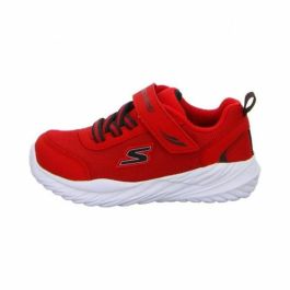 Zapatillas de Running para Niños Skechers Nitro Sprint-Rowzer Negro Rojo