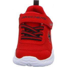 Zapatillas de Running para Niños Skechers Nitro Sprint-Rowzer Negro Rojo