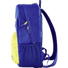 Mochila HP Campus 7J596AA para Portátiles hasta 15.6"/ Azul y Lima