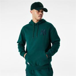 Sudadera con Capucha Unisex New Era League Essentials New York Yankees Verde oscuro