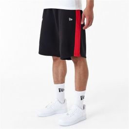Pantalones Cortos Deportivos para Hombre New Era NBA MESH PANEL OS SHORTS CHIBUL 60435477 Negro