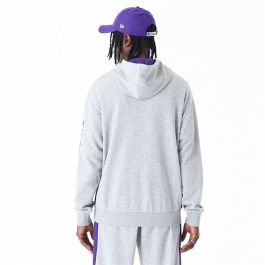 Sudadera con Capucha Hombre New Era La Lakers NBA Gris