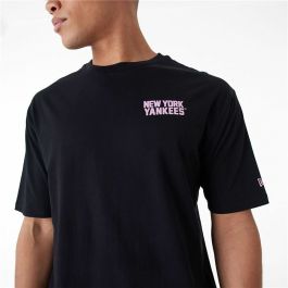 Camiseta de Manga Corta Hombre New Era WORDMARK OS TEE NEYYAN 60435524 Negro (M)