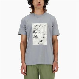 Camiseta de Manga Corta Hombre New Balance Sport Essentials Gris claro