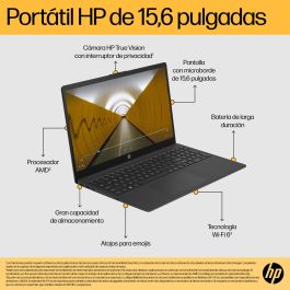 Laptop HP 15-FC0017NS AMD Ryzen 5 7520U 8 GB RAM 256 GB SSD
