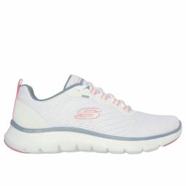 Zapatillas Deportivas Mujer Skechers Flex Appeal 5.0 Blanco Rosa Precio: 67.50000004. SKU: S64145181