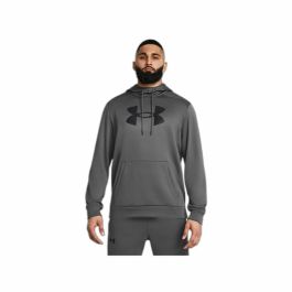 Sudadera con Capucha Hombre Under Armour Big Logo Gris