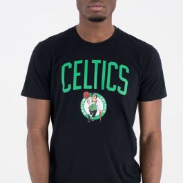 Camiseta de Manga Corta Hombre New Era NOS NBA BOSCEL 60505459 Negro