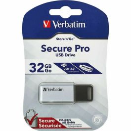 Memoria USB Verbatim Secure Pro Plateado Plata Precio: 31.95000039. SKU: S8419749