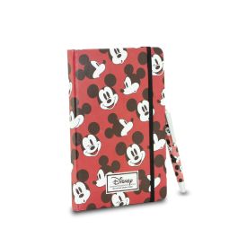 Caja Regalo con Diario y Bolígrafo Blinks Disney Mickey Mouse Rojo