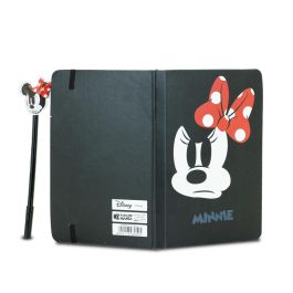Caja Regalo con Diario y Bolígrafo Fashion Angry Disney Minnie Mouse Multicolor