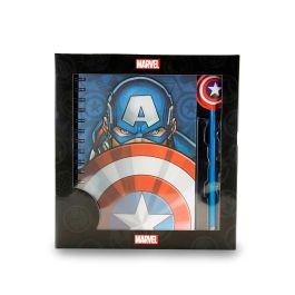 Caja Regalo con Cuaderno y Lápiz Fashion Patriot Marvel Capitán América Multicolor Precio: 15.94999978. SKU: B1HTEL5CJC