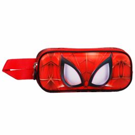 Estuche Portatodo 3D Doble Face Marvel Spiderman Rojo