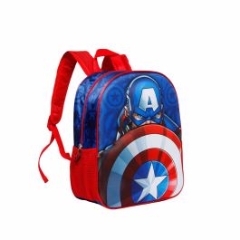 Mochila 3D Pequeña Patriot Marvel Capitán América Multicolor