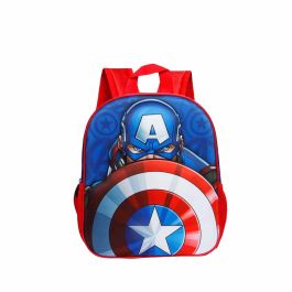 Mochila 3D Pequeña Patriot Marvel Capitán América Multicolor