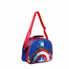 Bolsa Portamerienda 3D Patriot Marvel Capitán América Multicolor