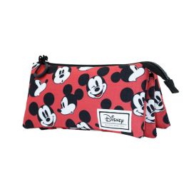 Estuche Portatodo Triple HS Blinks Disney Mickey Mouse Rojo