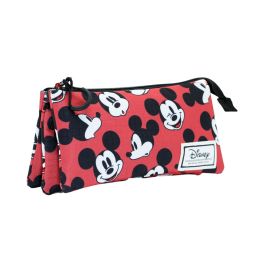 Estuche Portatodo Triple HS Blinks Disney Mickey Mouse Rojo