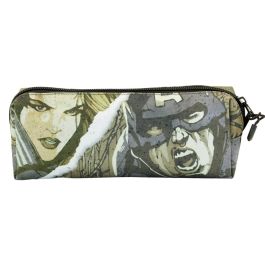 Estuche Portatodo Cuadrado FAN Shout Marvel Los Vengadores Verde Militar