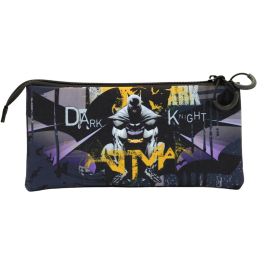 Estuche Portatodo Triple FAN Dark Night DC Comics Batman Gris