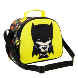 Bolsa Portamerienda 3D Bat Chibi DC Comics Batman Amarillo