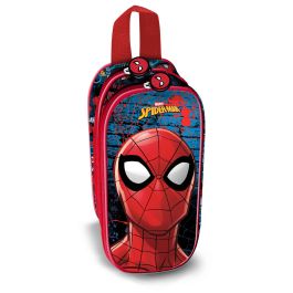Estuche Portatodo 3D Doble Badoom Marvel Spiderman Rojo